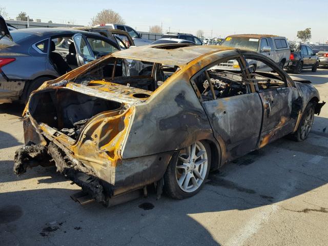 1N4BA41E64C803848 - 2004 NISSAN MAXIMA SE BURN photo 4