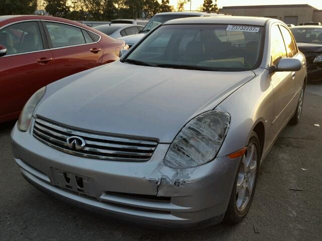 JNKCV51E53M305687 - 2003 INFINITI G35 SILVER photo 2