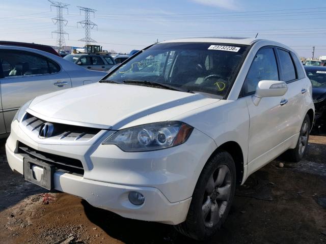 5J8TB18507A002852 - 2007 ACURA RDX TECHNO WHITE photo 2