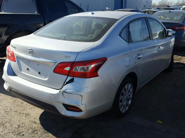 3N1AB7APXHL681739 - 2017 NISSAN SENTRA S GRAY photo 4