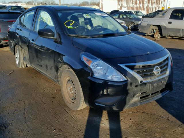 3N1CN7AP6GL886795 - 2016 NISSAN VERSA S BLACK photo 1