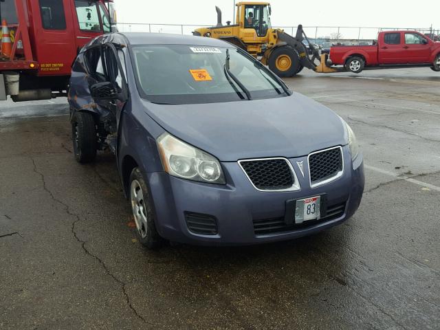 5Y2SP67889Z467324 - 2009 PONTIAC VIBE BLUE photo 1