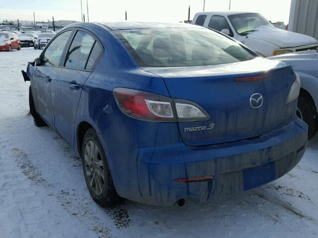 JM1BL1UF7C1537970 - 2012 MAZDA 3 I BLUE photo 3