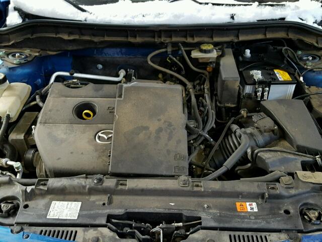 JM1BL1UF7C1537970 - 2012 MAZDA 3 I BLUE photo 7