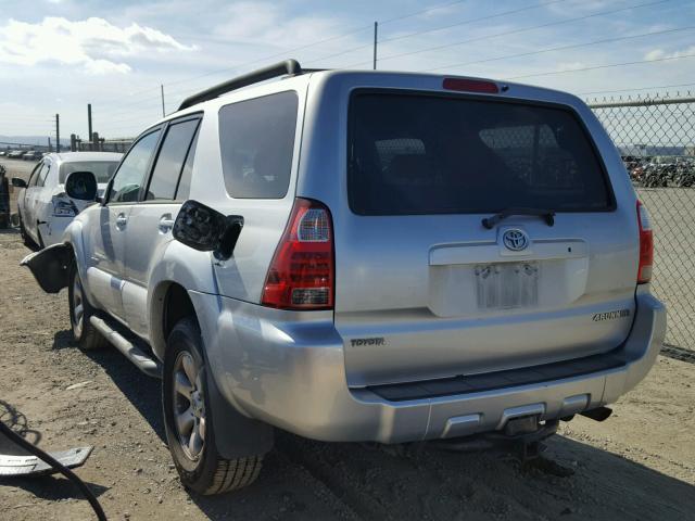 JTEZT14RX68010263 - 2006 TOYOTA 4RUNNER SR SILVER photo 3