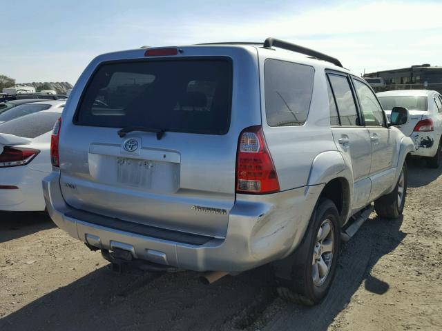 JTEZT14RX68010263 - 2006 TOYOTA 4RUNNER SR SILVER photo 4