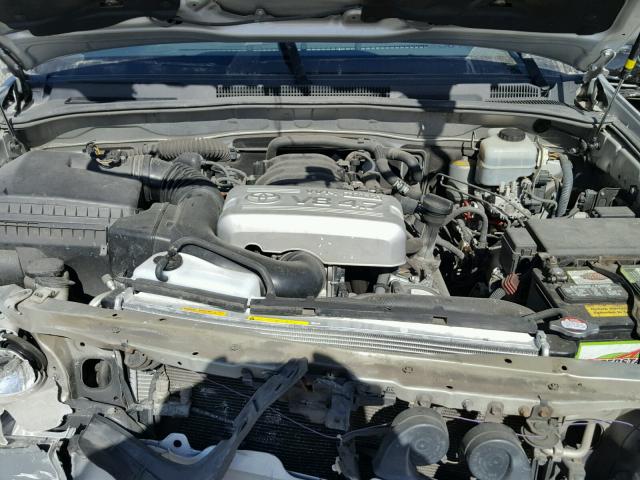 JTEZT14RX68010263 - 2006 TOYOTA 4RUNNER SR SILVER photo 7