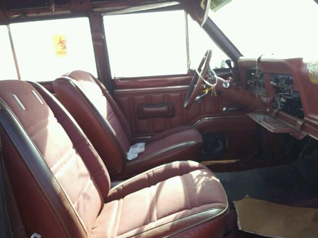 J9A15NN119735 - 1979 JEEP WAGONEER BURGUNDY photo 5