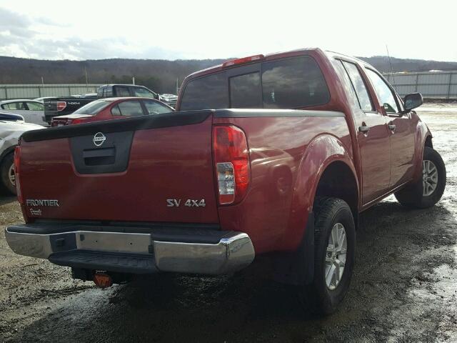 1N6AD0EV5GN779483 - 2016 NISSAN FRONTIER S RED photo 4
