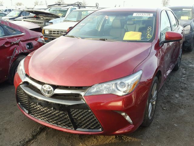 4T1BF1FK6HU728458 - 2017 TOYOTA CAMRY LE MAROON photo 2