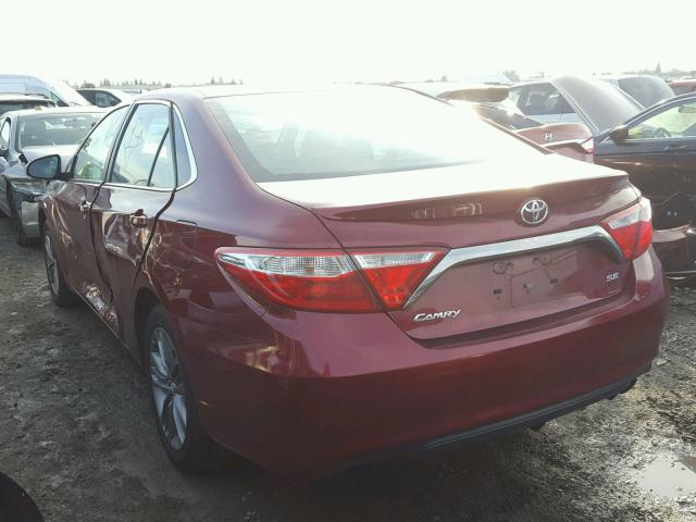 4T1BF1FK6HU728458 - 2017 TOYOTA CAMRY LE MAROON photo 3