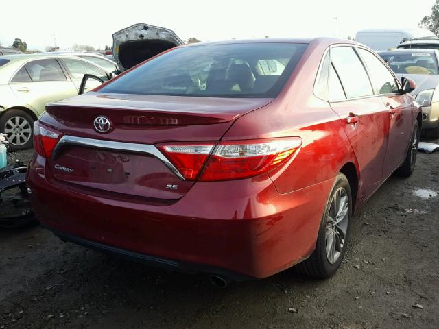 4T1BF1FK6HU728458 - 2017 TOYOTA CAMRY LE MAROON photo 4