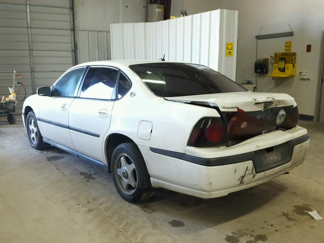 2G1WF52E759392043 - 2005 CHEVROLET IMPALA WHITE photo 3