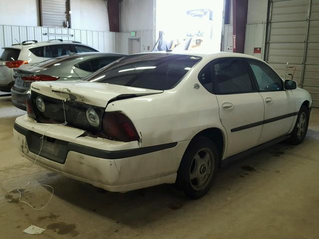 2G1WF52E759392043 - 2005 CHEVROLET IMPALA WHITE photo 4