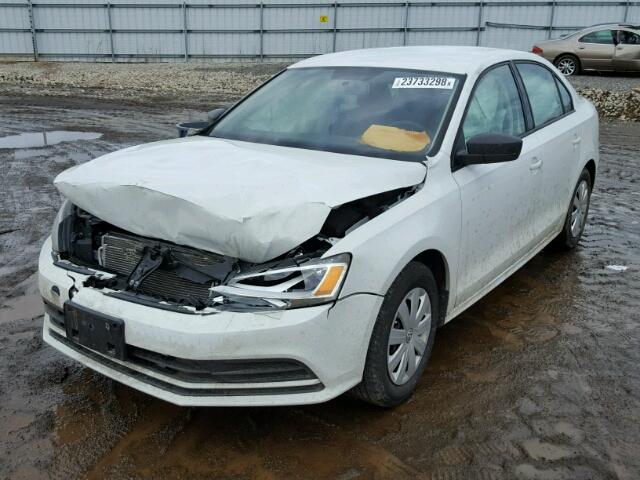 3VW267AJ3GM279522 - 2016 VOLKSWAGEN JETTA S WHITE photo 2