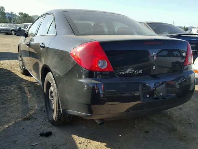 1G2ZF57B384180416 - 2008 PONTIAC G6 VALUE L BLACK photo 3