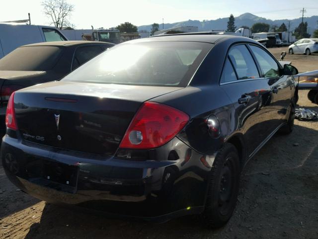 1G2ZF57B384180416 - 2008 PONTIAC G6 VALUE L BLACK photo 4