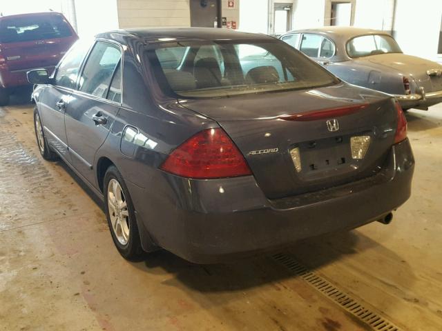 1HGCM56367A003216 - 2007 HONDA ACCORD SE GRAY photo 3