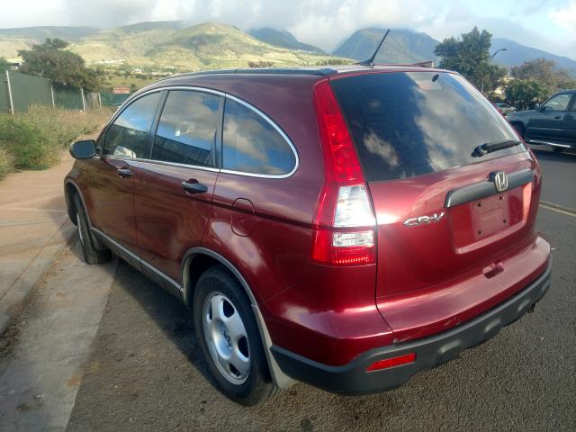 JHLRE383X8C003039 - 2008 HONDA CR-V LX RED photo 3