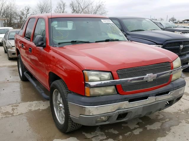 3GNEC13T83G303303 - 2003 CHEVROLET AVALANCHE RED photo 1