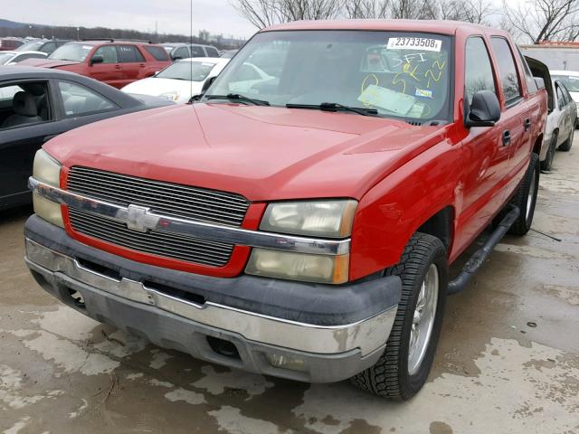 3GNEC13T83G303303 - 2003 CHEVROLET AVALANCHE RED photo 2