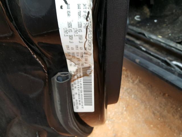 1J8HG48K58C111691 - 2008 JEEP COMMANDER BLACK photo 10