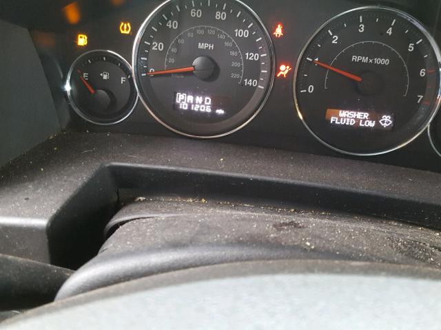 1J8HG48K58C111691 - 2008 JEEP COMMANDER BLACK photo 8