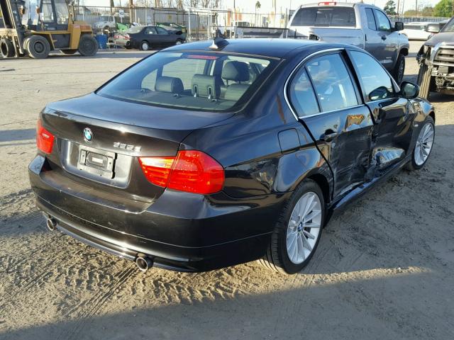 WBAPN7C57BF183989 - 2011 BMW 335 D BLACK photo 4