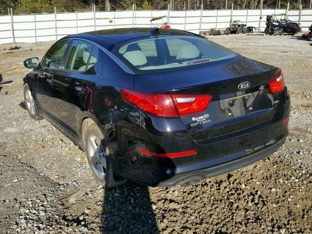 5XXGM4A72FG506698 - 2015 KIA OPTIMA LX BLACK photo 3