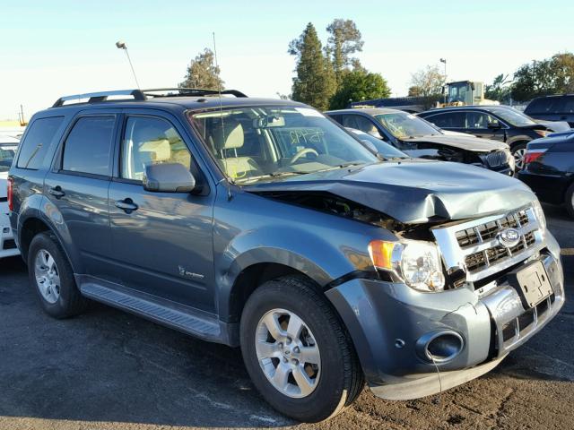 1FMCU5K37AKB30803 - 2010 FORD ESCAPE HYB BLUE photo 1