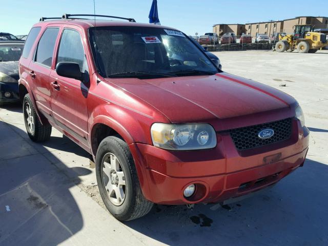 1FMYU04147KA26377 - 2007 FORD ESCAPE LIM RED photo 1