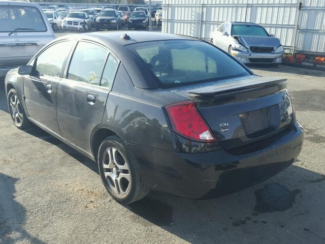 1G8AL52F65Z168989 - 2005 SATURN ION LEVEL BLACK photo 3