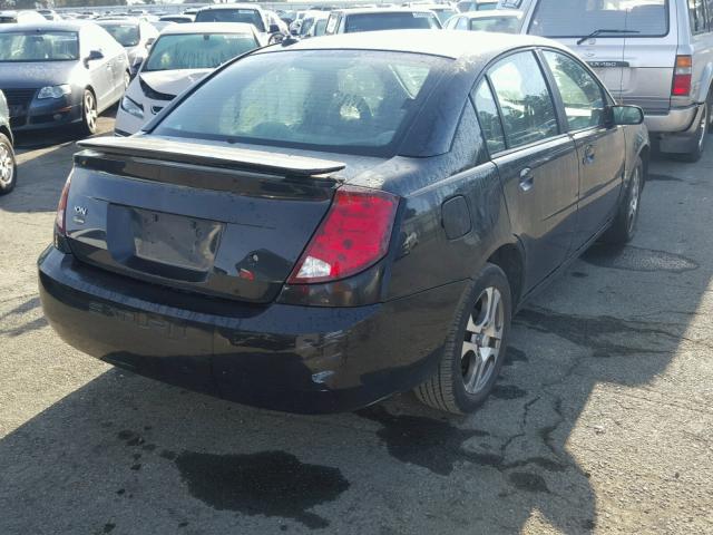 1G8AL52F65Z168989 - 2005 SATURN ION LEVEL BLACK photo 4