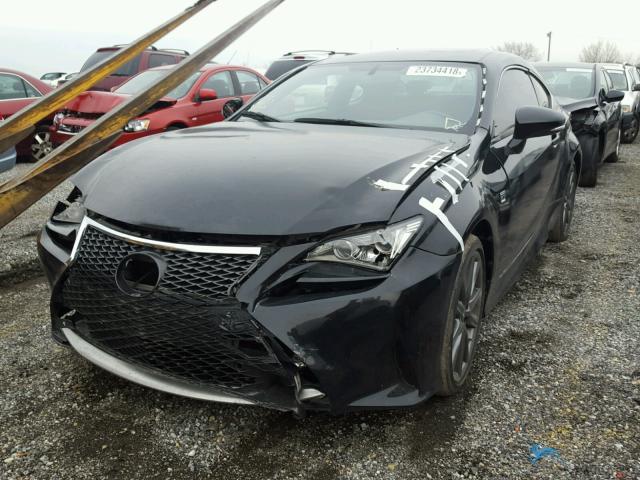 JTHSM5BC6G5000128 - 2016 LEXUS RC 300 BLACK photo 2