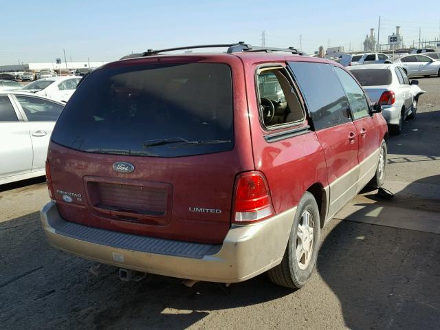 2FMDA58274BA28931 - 2004 FORD FREESTAR L MAROON photo 4