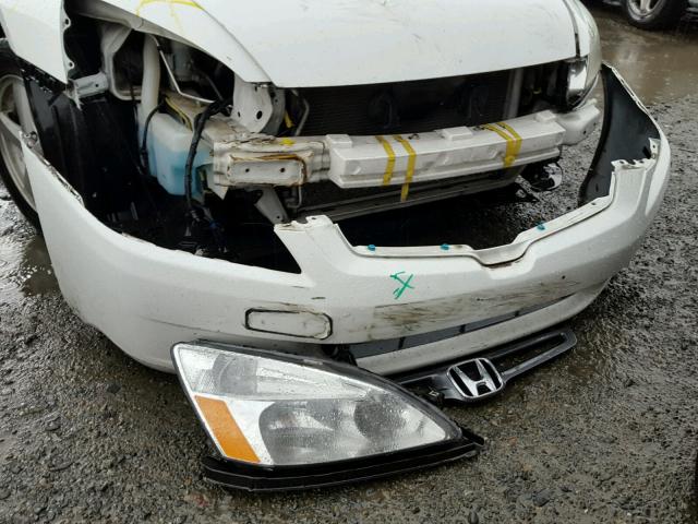 1HGCM56715A013832 - 2005 HONDA ACCORD EX WHITE photo 9