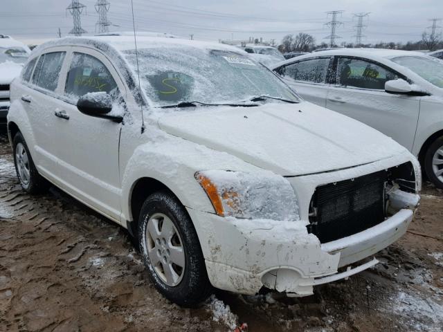 1B3HB28B07D240815 - 2007 DODGE CALIBER WHITE photo 1