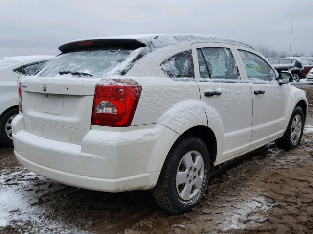 1B3HB28B07D240815 - 2007 DODGE CALIBER WHITE photo 4