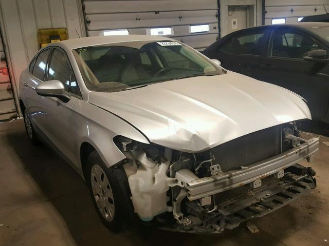 1FA6P0G7XE5361485 - 2014 FORD FUSION S SILVER photo 1