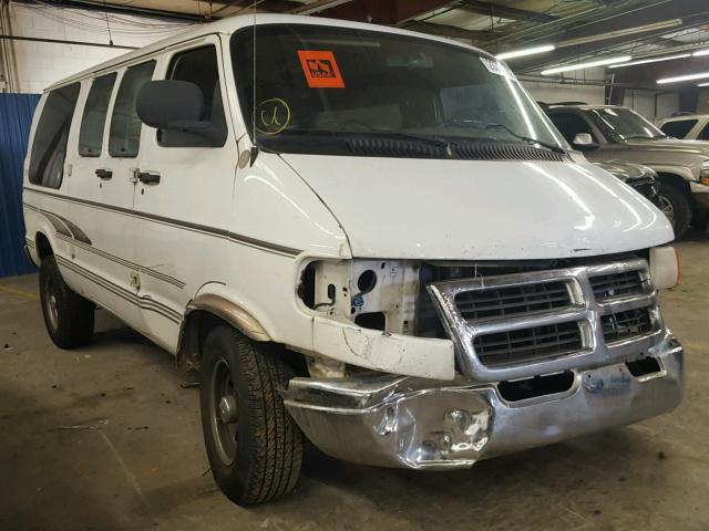 2B6HB11ZXXK561674 - 1999 DODGE RAM VAN B1 WHITE photo 1