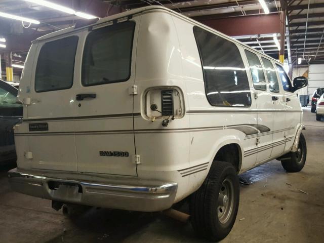 2B6HB11ZXXK561674 - 1999 DODGE RAM VAN B1 WHITE photo 4