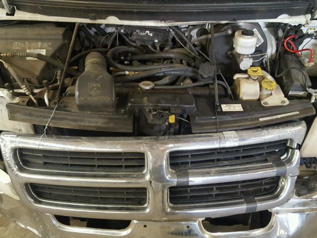 2B6HB11ZXXK561674 - 1999 DODGE RAM VAN B1 WHITE photo 7