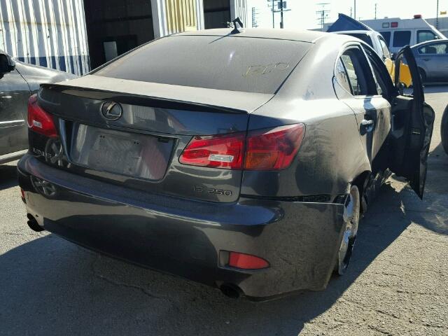 JTHBK262472026878 - 2007 LEXUS IS 250 BLACK photo 4