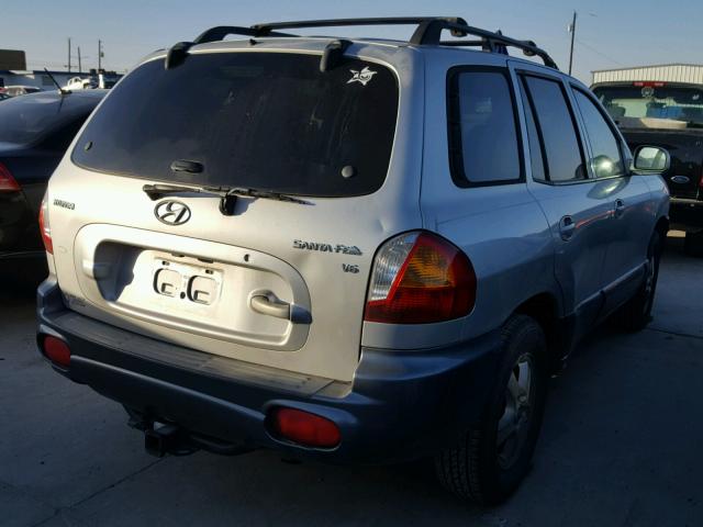 KM8SC13DX3U401021 - 2003 HYUNDAI SANTA FE G SILVER photo 4