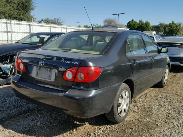 JTDBR32E060096584 - 2006 TOYOTA COROLLA CE BLACK photo 4