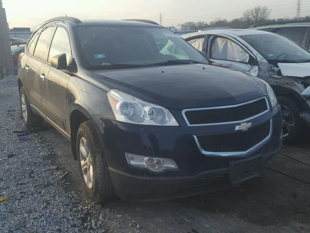 1GNKRFED9CJ117580 - 2012 CHEVROLET TRAVERSE L BLUE photo 1