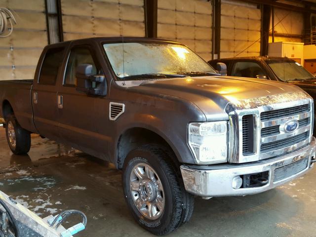 1FTWW31R28EA07537 - 2008 FORD F350 SRW S GRAY photo 1