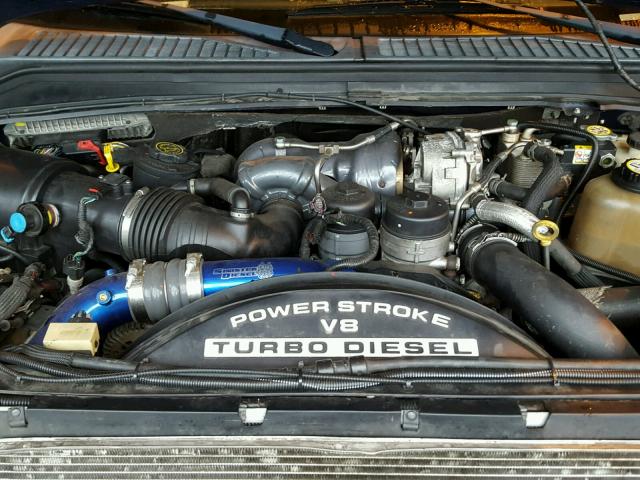 1FTWW31R28EA07537 - 2008 FORD F350 SRW S GRAY photo 7