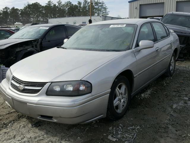 2G1WF52E059271435 - 2005 CHEVROLET IMPALA SILVER photo 2