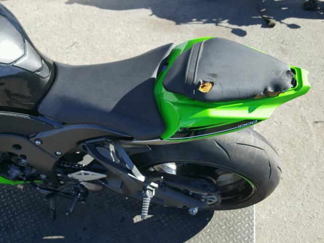 JKAZXCR16HA005607 - 2017 KAWASAKI ZX1000 R GREEN photo 6